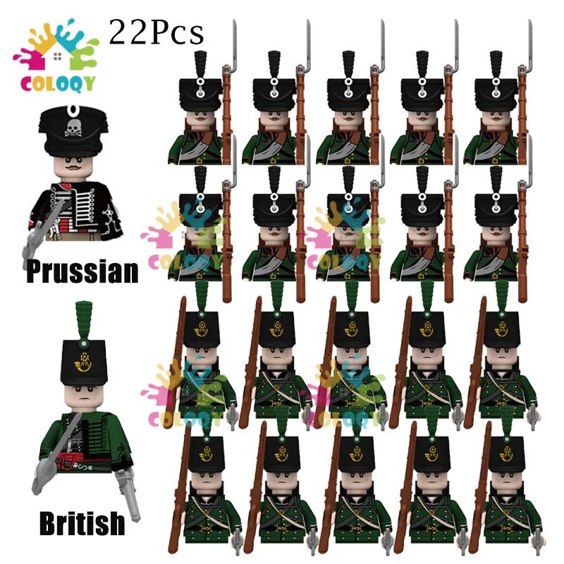 New Kids Toys Napoleonic Wars General Soldier Building Blocks Imperial Navy Mini Action Figures Toys For Kids Birthday Gifts