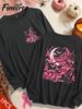 Cute Ghost Pumpkin Pink Ribbon Shirt October Breast Cancer Awareness Long Sleeve Top