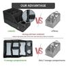 Multiunctional Automotive Organizers With 4 Storage Compartments Double Cup Holders For Car Interior Organization System