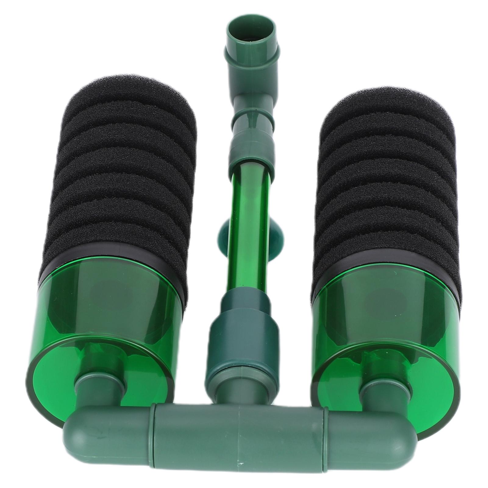 Аквариумный Биохимический Двойной Губчатый Фильтр-Очиститель для Рыб Погружной Пенопластовый Фильтр(QS100A S с контейнером )