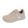 TUINANLE Girls Casual Chunky White Platform Sneakers Women Wide Toe Flat Sports Walking Shoes