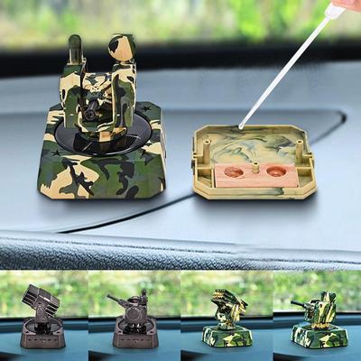 Creative Solar Powered Rotating Car Fragrance Diffuser Dashboard Center Console Air Outlet Air Freshener Auto Aromatherapy