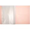 King Jim Clear File Folder, Clear, Favorites, 40-Pocket, A4 Portrait, Pink, FV166TW-P