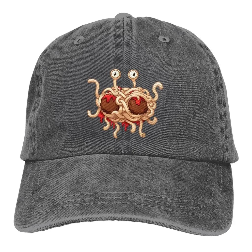 Flying Sspaghetti Monster FS Merchandise Unisex Style Baseball Caps Distressed Denim Caps Hat