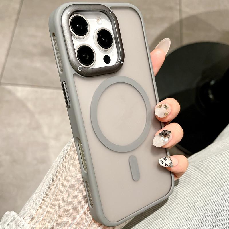 Magnetic Heat-Dissipating iPhone 17 Case for Apple 16 Pro Max - Semi-Transparent Matte