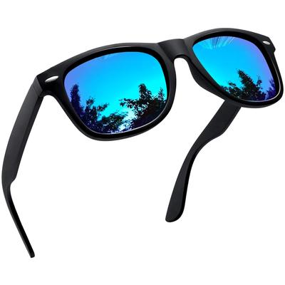 Joopin und polarisierte Sonnenbrille mit UV400 und blauen Gläsern, perfekt für Damen und Herren, Schutz beim Autofahren, Sport, Laufen, Baseball, Autofahren.