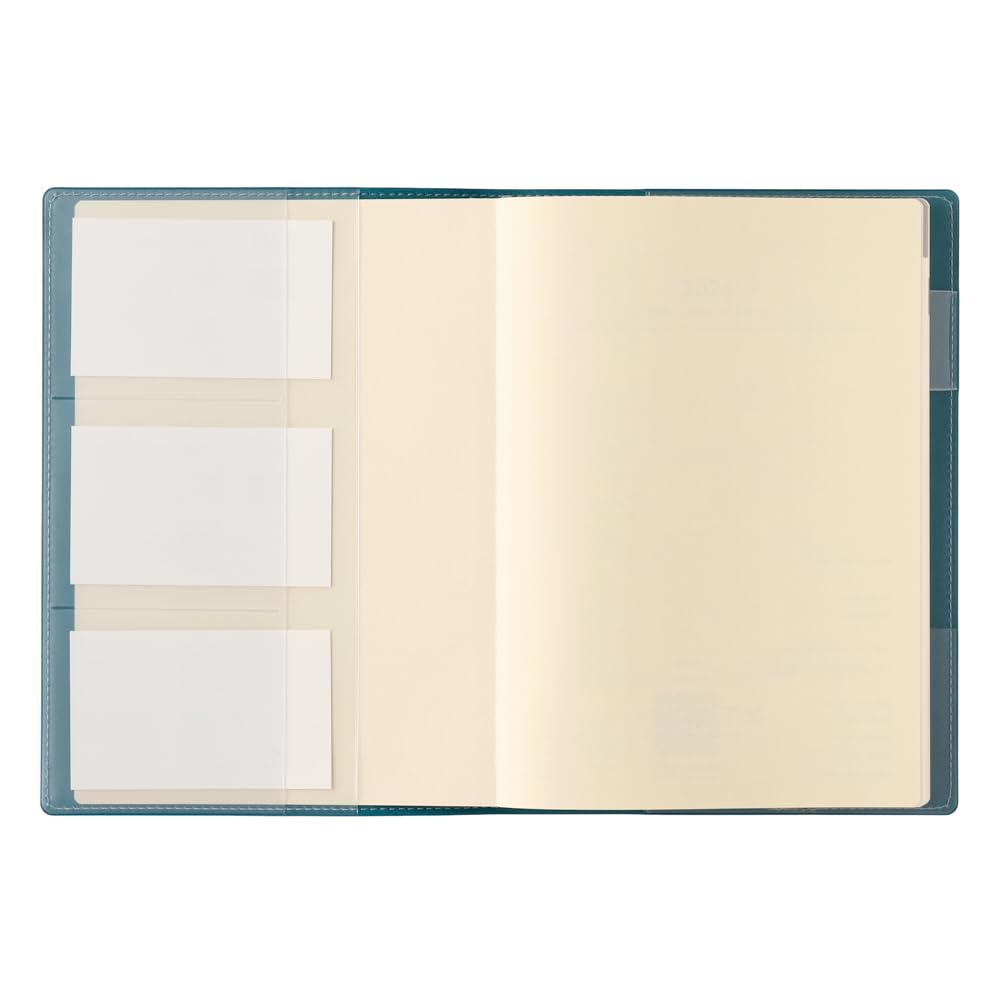 NOLTY April Ecrit Deep 9676 Planner, 2026, Start, A5, Weekly, 3, Blue,