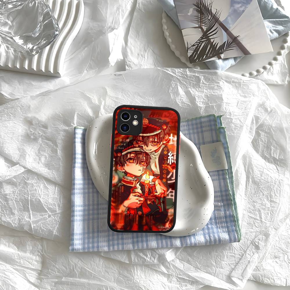 

Чехол для телефона Аниме Туалетный Ханнако-кун Для IPhone 14 X XR XS 7 8 Plus 11 12 13 Pro MAX 13mini Матовый противоударный чехол iphone 15 pro