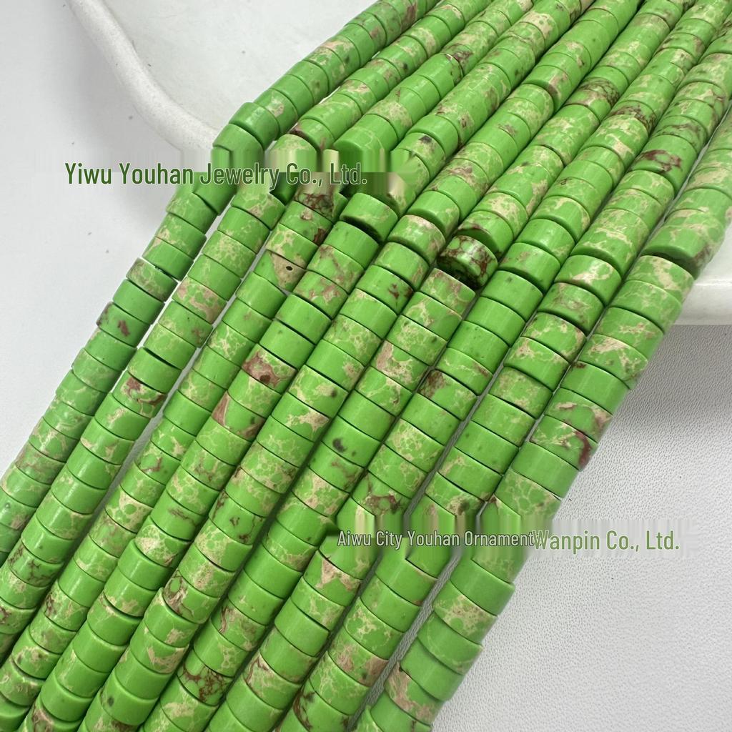 3x6mm Mixed Stone Spacer Beads for DIY Jewelry Making