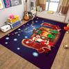 Christmas Santa Claus Snowman Carpet for Living Room Decor Sofa Table Large Area Bedroom Bedside Foot Pad Decoration