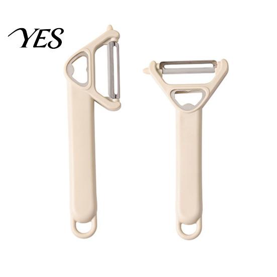 Extended Handle Peeler 3-in-1 Vegetable Peeler, Stainless Steel Ergonomic for Elderly, Anti-slip Manual Bottle Opener Sharp Blade Smooth Peeling Tool