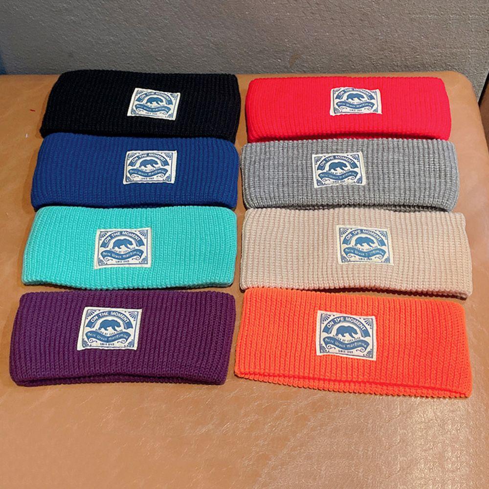 Women Girl Wide-brim Warm Thicken Knitted Headband Sports Hair Bands Head Bands Headwear