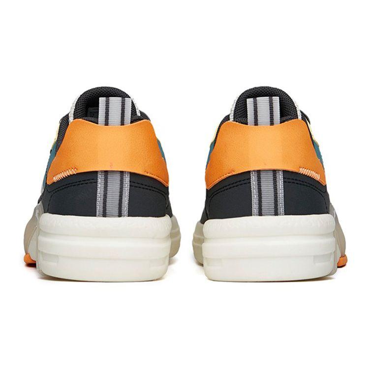 Anta Lightweight Durable Non-Slip Low-Top Kids Skate Shoes Kids Sneakers White Gray 312228011-3