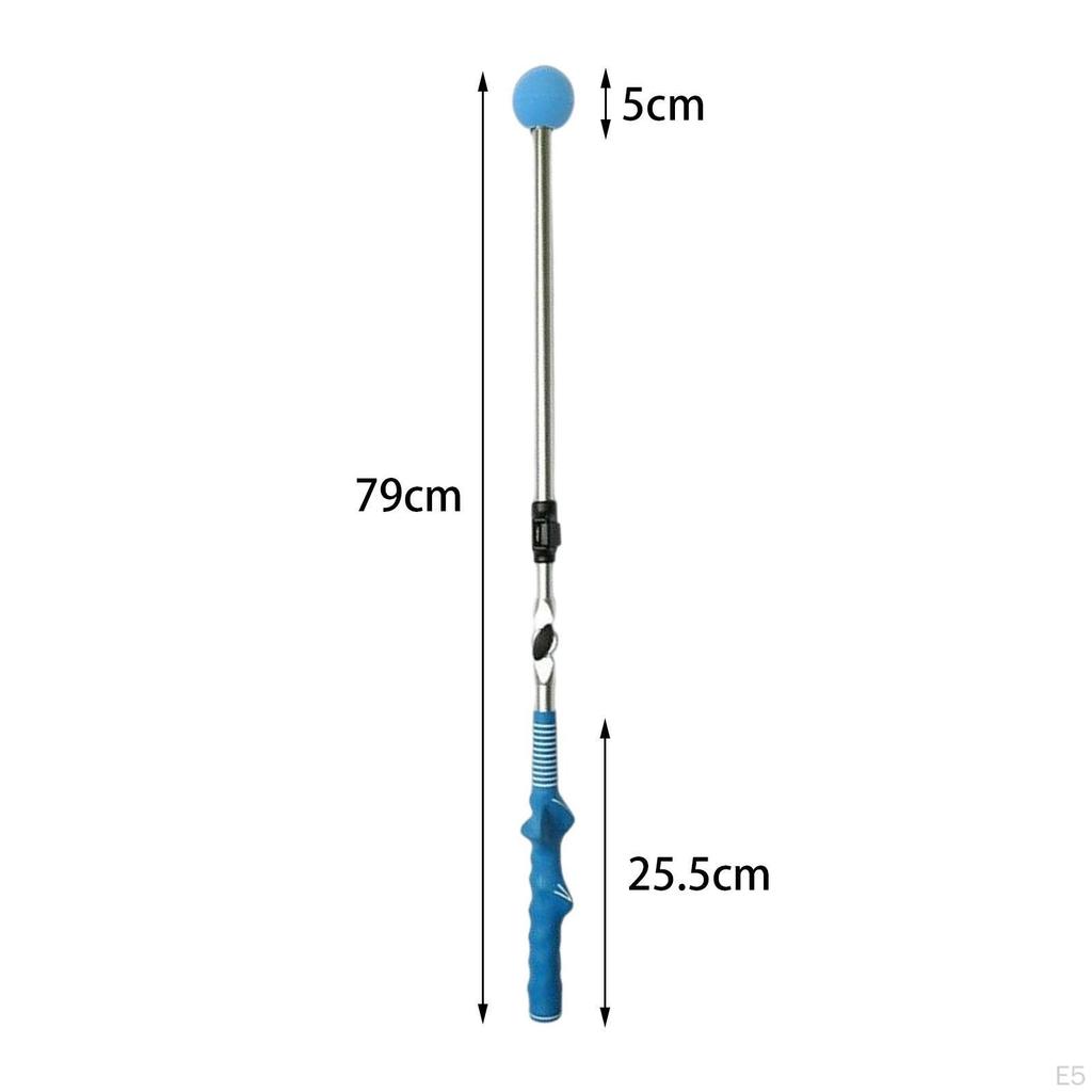 Golf Swing Trainer Telescopic Training Aid 31inch Foldable Warm up Stick
