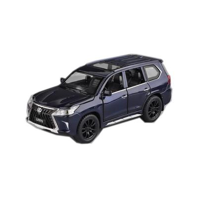 Lexus Model Mini Araba Döküm Alaşım Sesli Işıklı Geri Çekmeli Araba Model Oyuncak Hediye Model Araba Hediye (LX570 SUV) 1/32 &