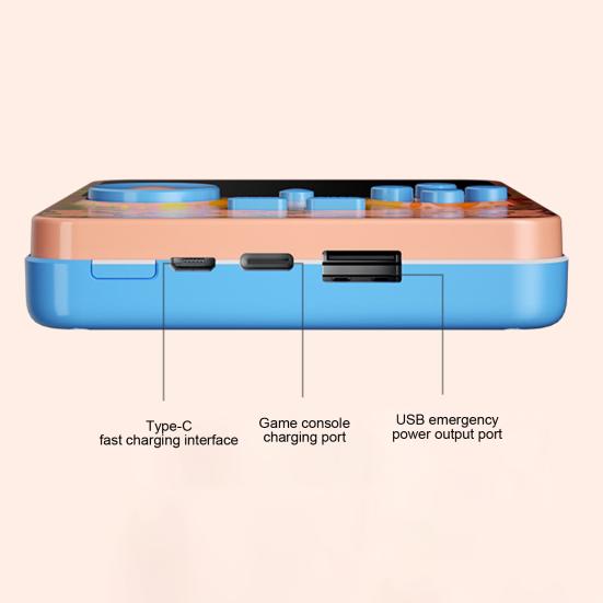 G6 Game Console 3.5 Inch Screen Handheld Portable Support 2 Players Video Gaming Machine for Kids