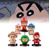 Crayon 6pcs Shin Chan Food Costume Pvc Toy Model Desktop Decor Gift Christmas