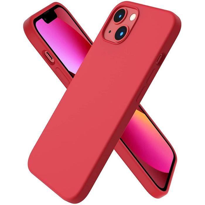 Coque - PROSHOP® - iPhone 13 - Ultra Slim - Rouge - TPU Souple