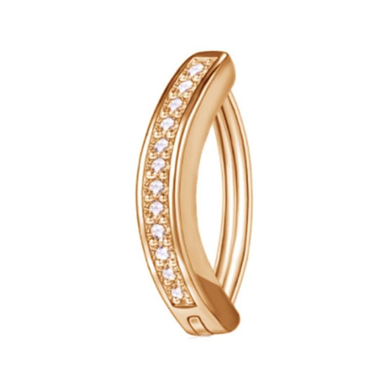 Bauchnabelring Schlichtes Design Bauchnabel Bauchpiercing Schmuck Edelstahl Material Körperschmuck für Frau Mädchen