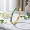 Vintage Emaille Tropfglas Armreif Blume Öl Tropfen Armband Emaille Blumiger Armreif Damengeschenk
