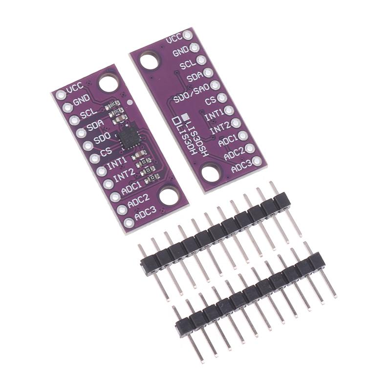 Wholesale 1/3/5Pcs LIS3DSH High-resolution Three-axis Accelerometer Triaxial Accelerometer Module ForArduino