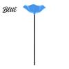 Bird Bath Stake Handmade Flower Garden Ground Insert Bee Butterfly Watering Station Decorative Pollinator Drinking Bowl for Outdoor Yard Lawn Decor