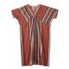 Short Sleeve Plus Size Cotton Vintage Stripe New In Dresses for Women Casual Loose Long Summer Dress