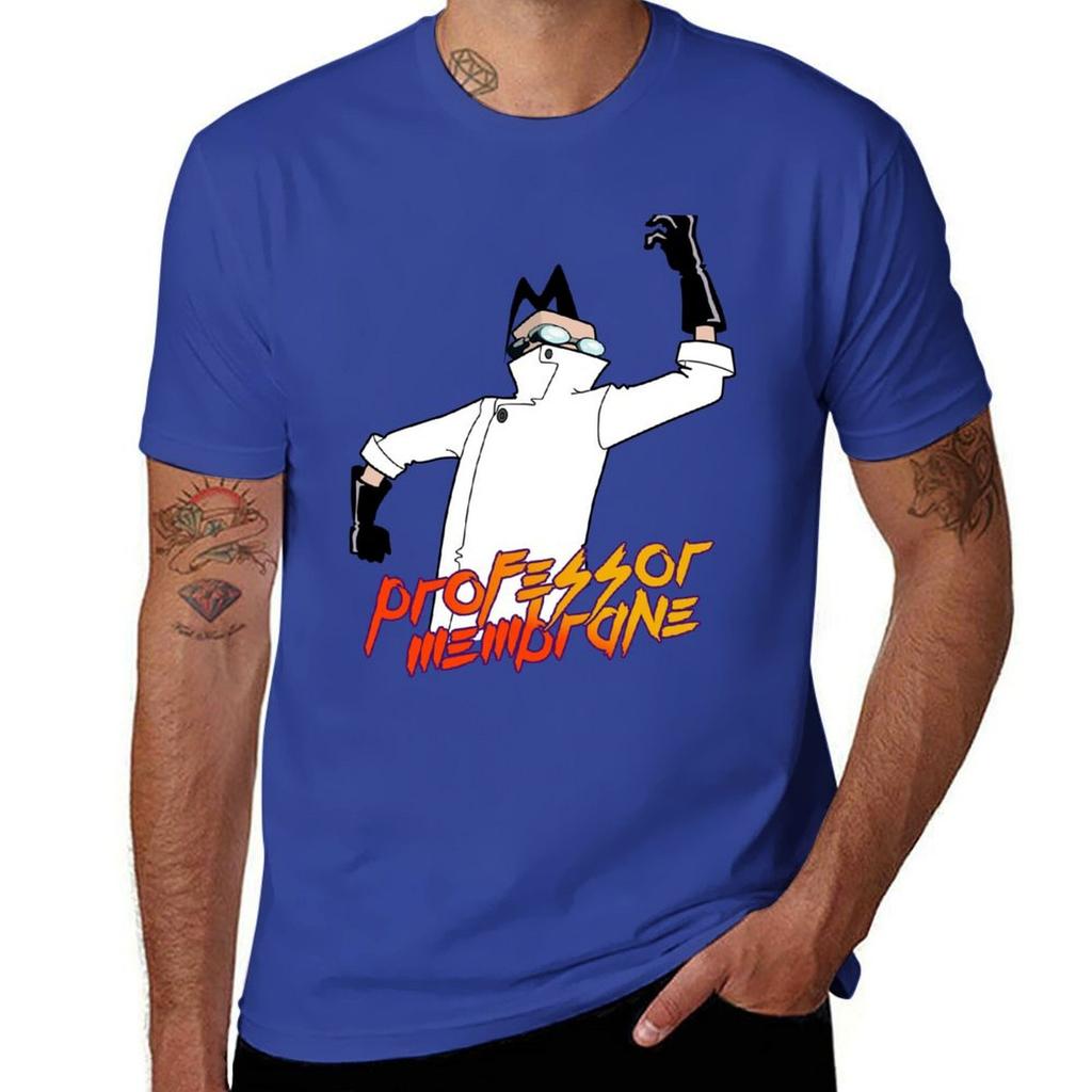 Professor Membrane T-Shirt Sports Fans Anime Clothes Cute Tops Short Sleeve Tee Heavy Weight T Shirts for Men