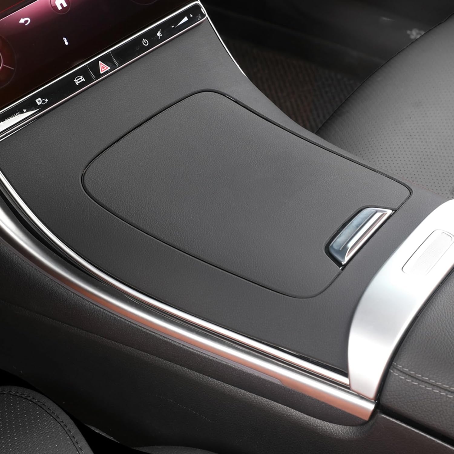 

Car Center Console Gear Shift Panel Protector Cover Silicone Sticker Interior Washable Wrap Kit Fit for Mercedes-Benz W206 C-Class C300 C260 C200 AMG чёрный