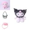 Soft And Durable Sanrio Kuromi Keychain With Plush Filling