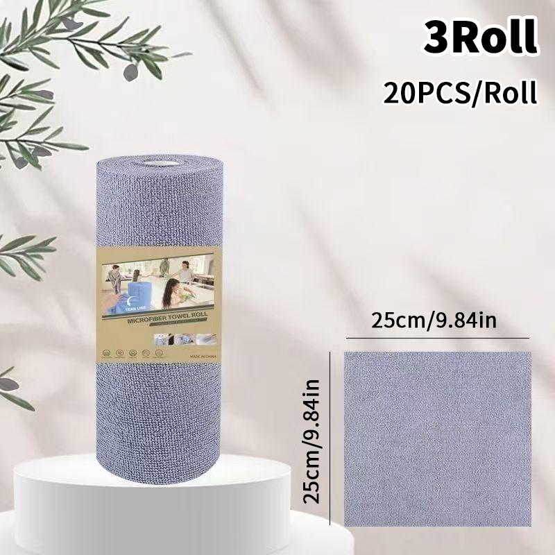 Abreißbare Reinigungsrollentücher Langlebiges Wiederverwendbares Geschirrtuch Für Küche Fettabweisend Und Schnelltrocknend Mikrofasertücher Zum Abreißen