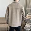 Giacca da Uomo Autunno e Inverno Stile Coreano Trendy Slim Casual di Lana Corta da Uomo Spessa di Lana Versatile per Uomo