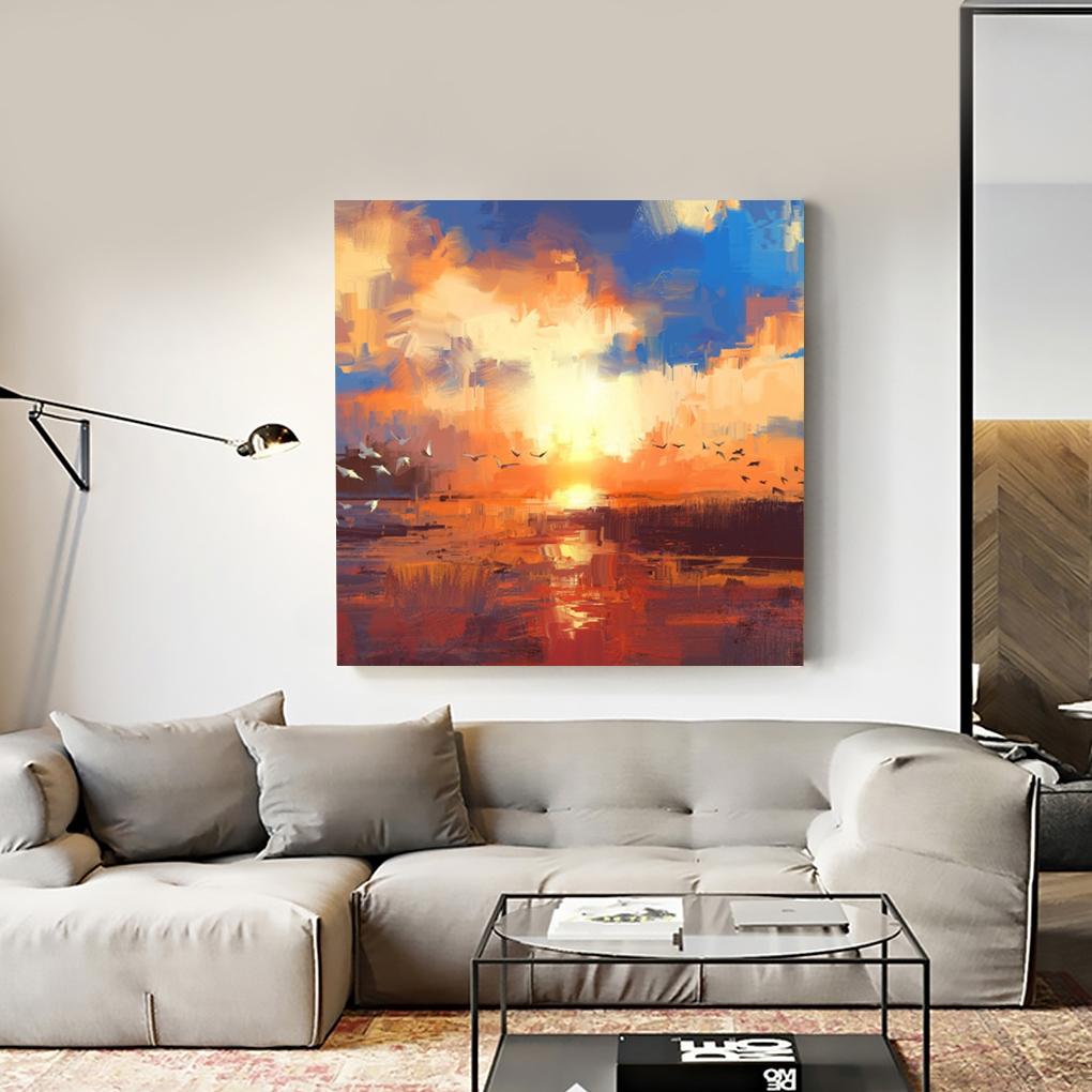 Bemalter Innenholzrahmen 3D DIY Wandhänge-Dekoration Kunst Keilrahmen zum Malen