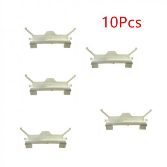 10Pcs Side Roof Drip Weatherstrip Molding Fixing Clips for Hyundai Elantra White