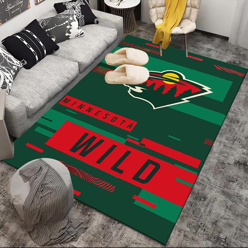 Winnipeg Hockey Team Area Rug Suitable for Indoor And Outdoor,Carpets for Kitchens, Homes, Offices, Living Rooms,Home Decor,Christmas Gift