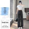2026 Summer Tencel Linen High-Waisted Wide-Leg Lace Pants for Women
