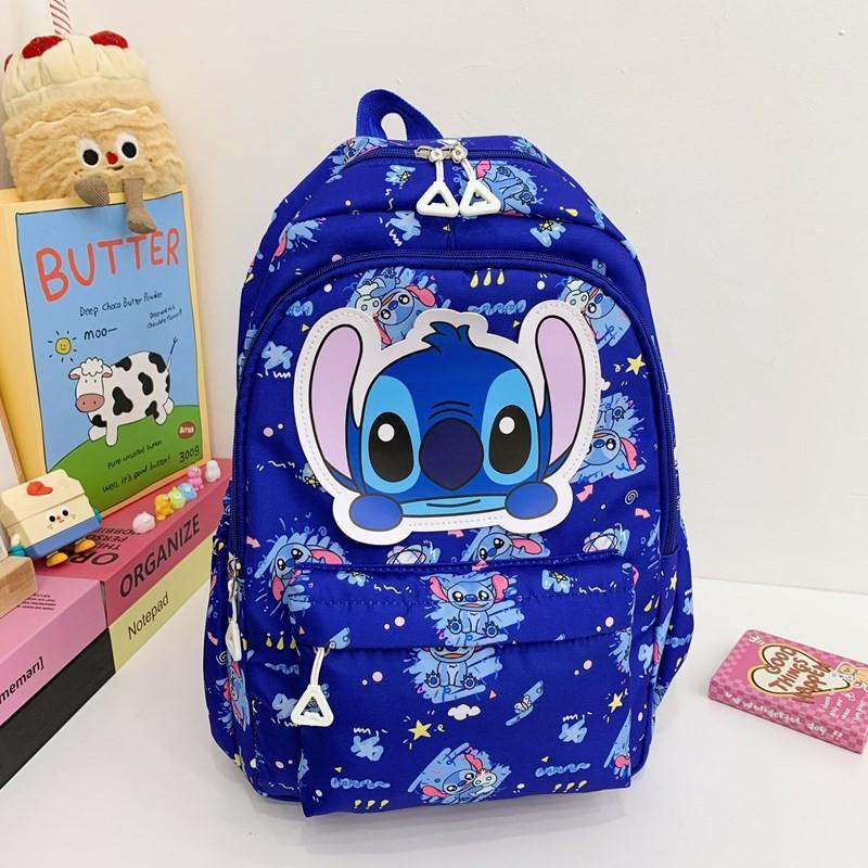 

Шкільний рюкзак Стіч з дихаючого нейлонового матеріалу для учнів середньої школи королівський синій колір
