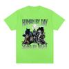 Human By Day Sigma By Night Funny Wolf Graphic T Shirt Men Women Casual Cotton Short Sleeve Oversized T-shirts Streetwear Unisex
