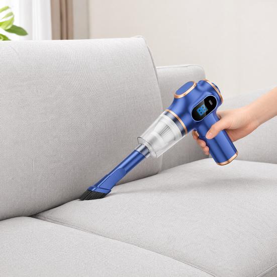 3 In 1 Cordless Handheld Vacuum, 80W Car Vacuum Cleaner with Inflator Blower, USB C Rechargeable, Lightweight Vacuum for Car Home Office Pet Hair