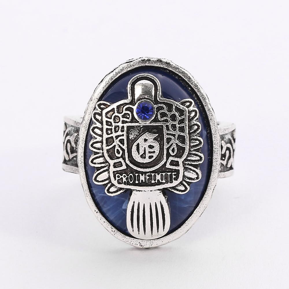 The Vampire Diaries A-Z 26 Písmen Prsten Pro Ženy A Muže Abecední Iniciály Gotické Šperky Salvatore Damon Znovuzrozený Denní Světlo Prsten