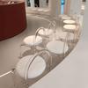 Transparenter Acryl-Make-up-Stuhl: Nordisches einfaches Design, ideal für Schlafzimmer oder Esszimmer