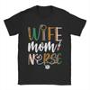 Tie Dye Retired Nurse T Shirts Unisex Unisex Pure Cotton Funny TShirts Crewneck Nurses Day Tees Short Sleeve Clothing Plus Size