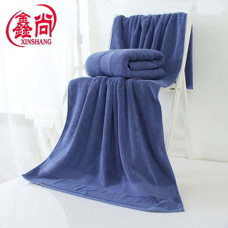 Bath Towel Pure Cotton Combed Cotton Wine Bath Towel Adult Thickened Absorbent Cotton Marathon Beach Towel