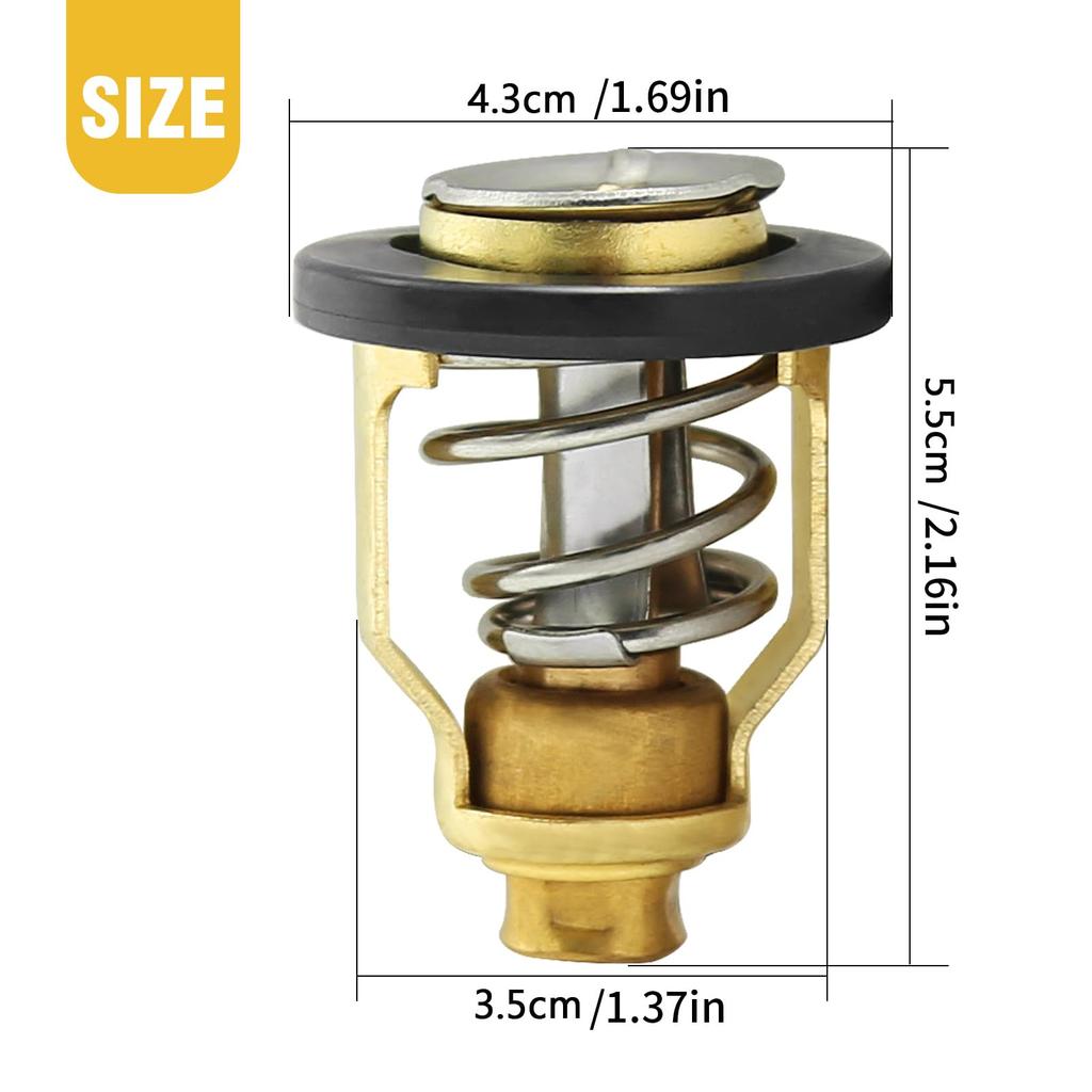 17670-90J00 17670-90J01 Cooling Thermostat 60°C Thermostat Replacement Suzuki Outboard Motor 4-Stroke DF200 DF225 DF250