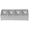 Stainless Steel Multi-Compartment Tabletop Organizer