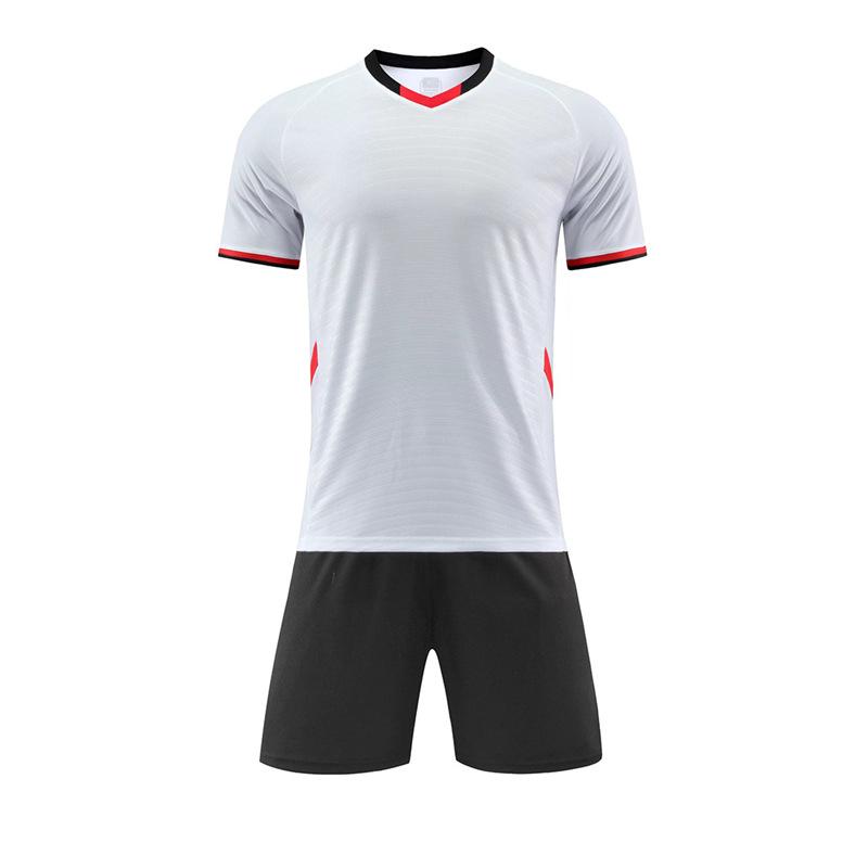 A drop shipping football uniform set, short sleeves, men's and women's adult children's jerseys, printing numbers, student training 