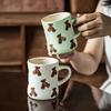 High Value Cute Bear Cup Creative Ceramic Mug Cup Household Tea Cup Coffee Cup Breakfast Cup