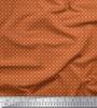 Soimoi Japan Crepe Satin Fabric Geometric Small Print Fabric by Metre 42 Inch