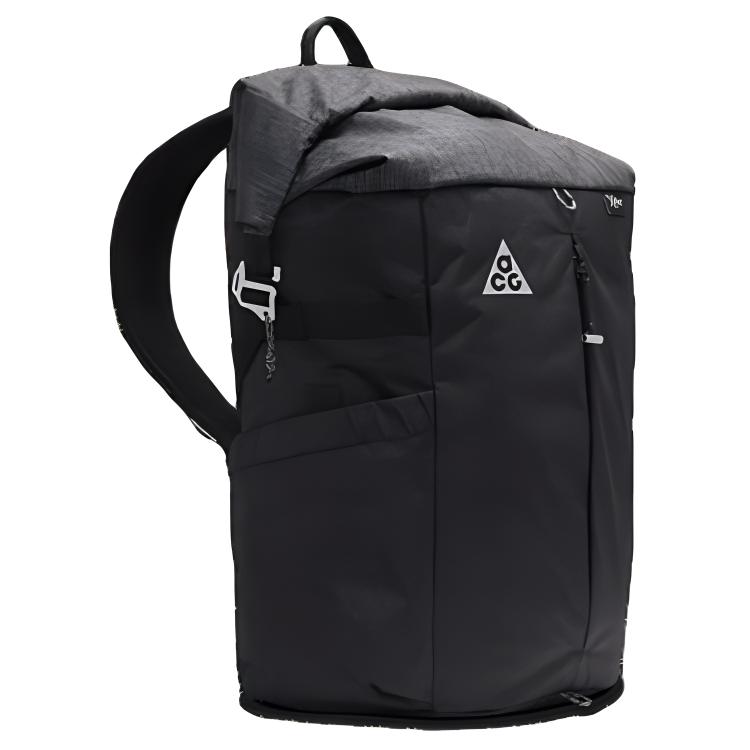 Nike ACG Aysén Große Kapazität Top Rollverschluss Reißverschluss Stoffrucksack Unisex Rucksäcke Schwarz DV4054011