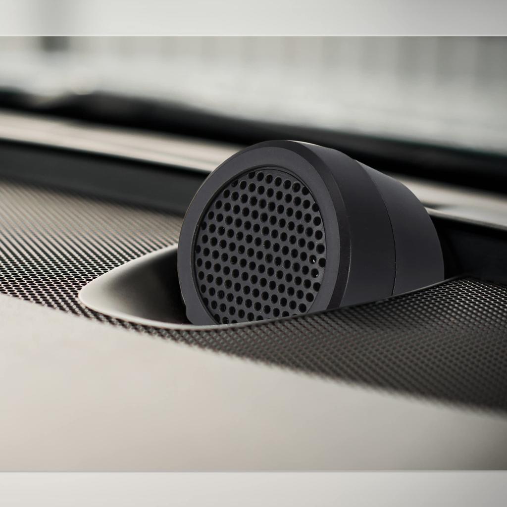 ACROPIX Auto-Lautsprecher Hochtöner Stereo-Hochtöner Rundlautsprecher für Auto-Track-Audio Schwarz 42x34x47mm 2 Stück